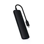 Satechi USB-C Slim Multiport adaptér with Ethernet - Black Aluminium