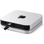Satechi USB-C stojan a Hub pre Mac Mini/Studio s NVMe SSD, Silver