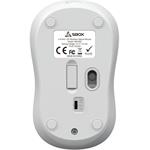 SBOX bezdrôtová myš, 4D, 1600 DPI, dobíjacia batéria, biela