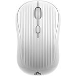 SBOX bezdrôtová myš, 4D, 1600 DPI, dobíjacia batéria, biela