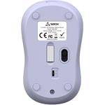 SBOX bezdrôtová myš, 4D, 1600 DPI, dobíjacia batéria, fialová