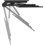 SBOX elektricky ovládaný stropný držiak na TV, čierny