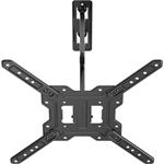 SBOX LCD-443-2, otočný a naklápací nástenný držiak pre TV 23"–65", čierny