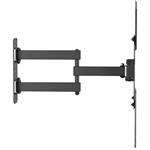 SBOX LCD-443-2, otočný a naklápací nástenný držiak pre TV 23"–65", čierny