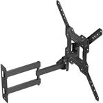 SBOX LCD-443-2, otočný a naklápací nástenný držiak pre TV 23"–65", čierny
