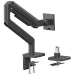 SBOX LCD-C49 stolný držiak pre monitor, 17"-49", výškovo nastaviteľný, otočný, čierny