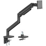 SBOX LCD-C49 stolný držiak pre monitor, 17"-49", výškovo nastaviteľný, otočný, čierny