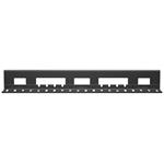 SBOX organizér pre káble, oceľ, čierny