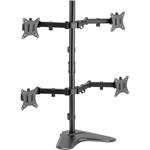 SBOX stolný držiak na monitor 13"-32", čierny