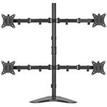 SBOX stolný držiak na monitor 13"-32", čierny