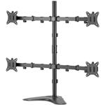 SBOX stolný držiak na monitor 13"-32", čierny