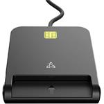 SBOX USB 2.0, Smart Card Reader, čítačka čipových kariet, čierna