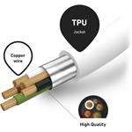 SBS Kábel USB-C/ Lightning, 18 W, 1 m, biela