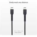 SBS Kábel USB-C/USB-C, 25 W, 1,5 m, čierna