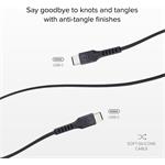 SBS Kábel USB-C/USB-C, 25 W, 1,5 m, čierna