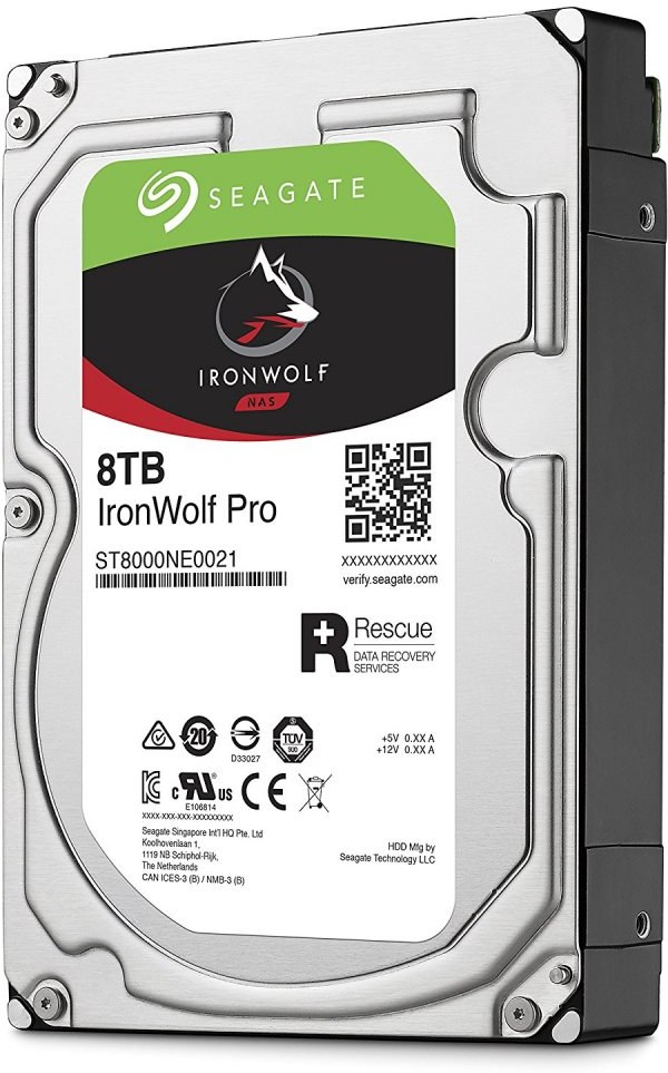 Seagate IronWolf Pro (NAS) 3,5" HDD 8TB 7200RPM, 256MB cache