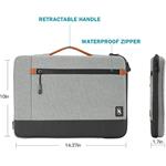 Seine Scene, Taška na notebook Dijon sleeve 16", sivá