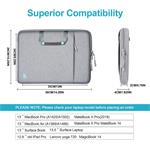 Seine Scene, Taška na notebook Nantes sleeve 14'', sivá