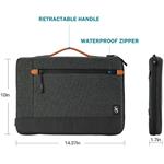 Seine Scene, Taška na notebook Seine Scene - Dijon sleeve 16", čierna