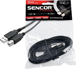 Sencor SCO 511-015, USB kábel A/M-B/M, 1,5m