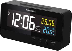 Sencor SDC 4800 B, digitálne hodiny s budíkom a teplomerom