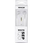 Sencor SEP 120, slúchadlá, biele