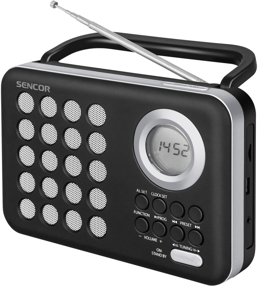 Sencor SRD 220 BS, rádio s USB/MP3