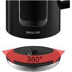 Sencor SWK 0951BK, rýchlovarná kanvica, 1,7l, čierna