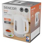 Sencor SWK 1738WH, varná kanvice, 1,7 l, biela