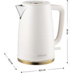 Sencor SWK 1780WH, rýchlovarná kanvica, 1,7 l, biela
