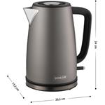 Sencor SWK 1788BK, rýchlovarná kanvica, 1,7 l, čierna