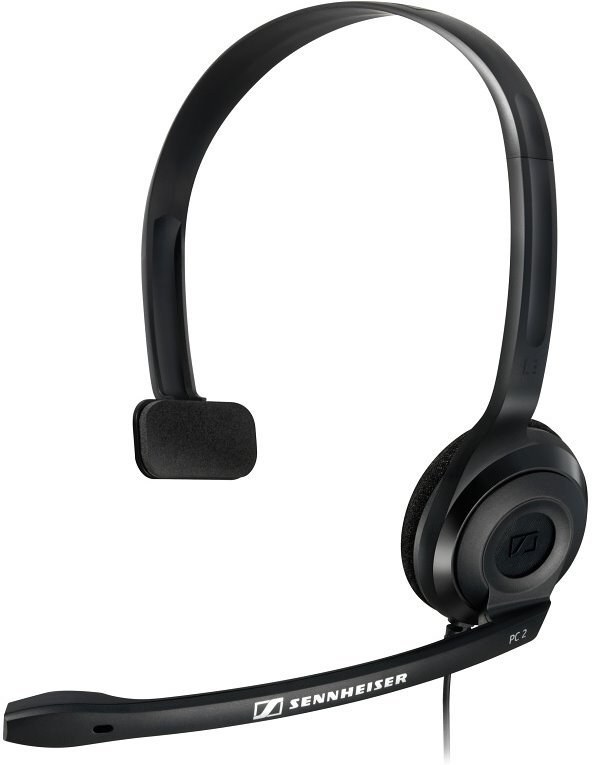 Lot De 10 Casques Sennheiser PC 2 CHAT Mono Pour PC - Occasion Comme Neuf