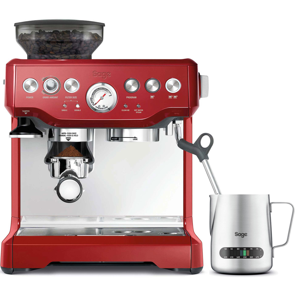 SES875CRN ESPRESSO ČERVENÉ SAGE
