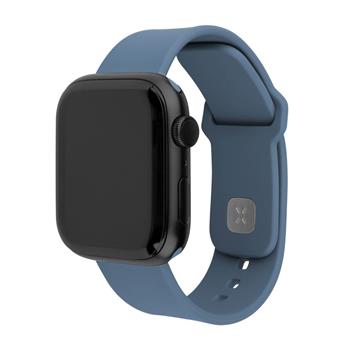 Set silikonových řemínků FIXED Silicone Sporty Strap pro Apple Watch 42/44/45/46mm, zelenomodrý