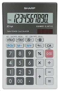 Sharp EL-M711G kalkulačka stolná, sivá