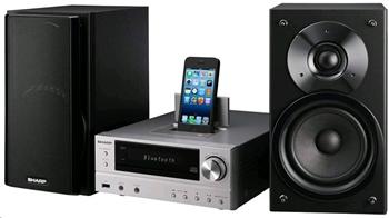 Sharp XL-HF202PH silver mikrosystém