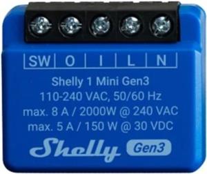 Shelly 1 Mini Gen3, switch