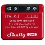 Shelly 1PM Mini Gen3, switch s meraním spotreby