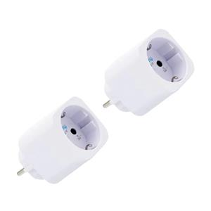 Shelly Plug M Gen3 2-pack Biela - 2ks inteligentná zásuvka s meraním spotreby (WiFi, Bluetooth, Matter)