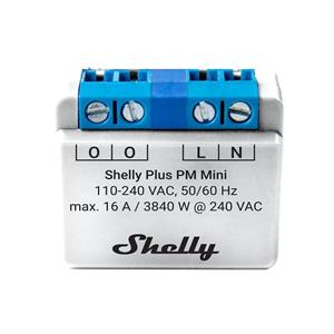Shelly Plus PM Mini - modul na meranie spotreby do 16A (WiFi, Bluetooth)