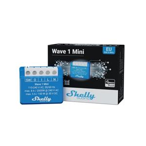 Shelly Qubino Wave 1 Mini - spínací modul 1x 8A (Z-Wave)