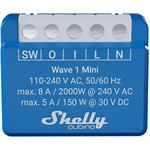 Shelly Qubino Wave 1 Mini, spínací modul 1x 8A