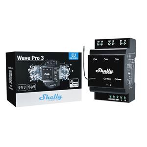 Shelly Qubino Wave Pro 3 - spínací modul 3x 16A (Z-Wave)