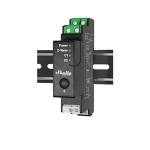 Shelly Wave Pro 2PM - spínací modul s meraním spotreby 2x 16A (Z-Wave)