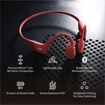 Shokz OpenRun, Bluetooth slúchadlá pred uši, červené