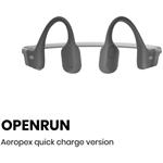 Shokz OpenRun, Bluetooth slúchadlá pred uši, sivé