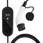 Sibrid EVSE nabíjačka TYP 2, Schuko 230V, 3,6 kW pre elektrické autá, box/8A/10A/13A /16A s displejom, dĺžka 5m