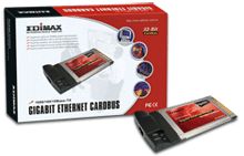 Sieťová karta Edimax 10/100/1000Mb/s Gigabit Ethernet CardBus, Dongles