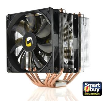 SilentiumPC chladič CPU Grandis XE1236 / ultratichý/ 2x120mm fan/ 6 heatpipes/ PWM/ pro Intel i AMD