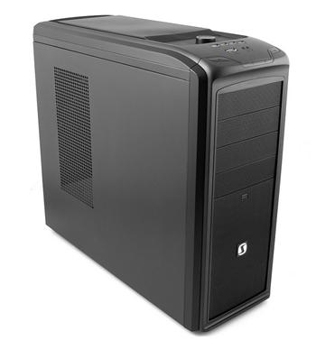 SilentiumPC skříň MidT Regnum L50 Pure Black/ bez zdroje/ černá